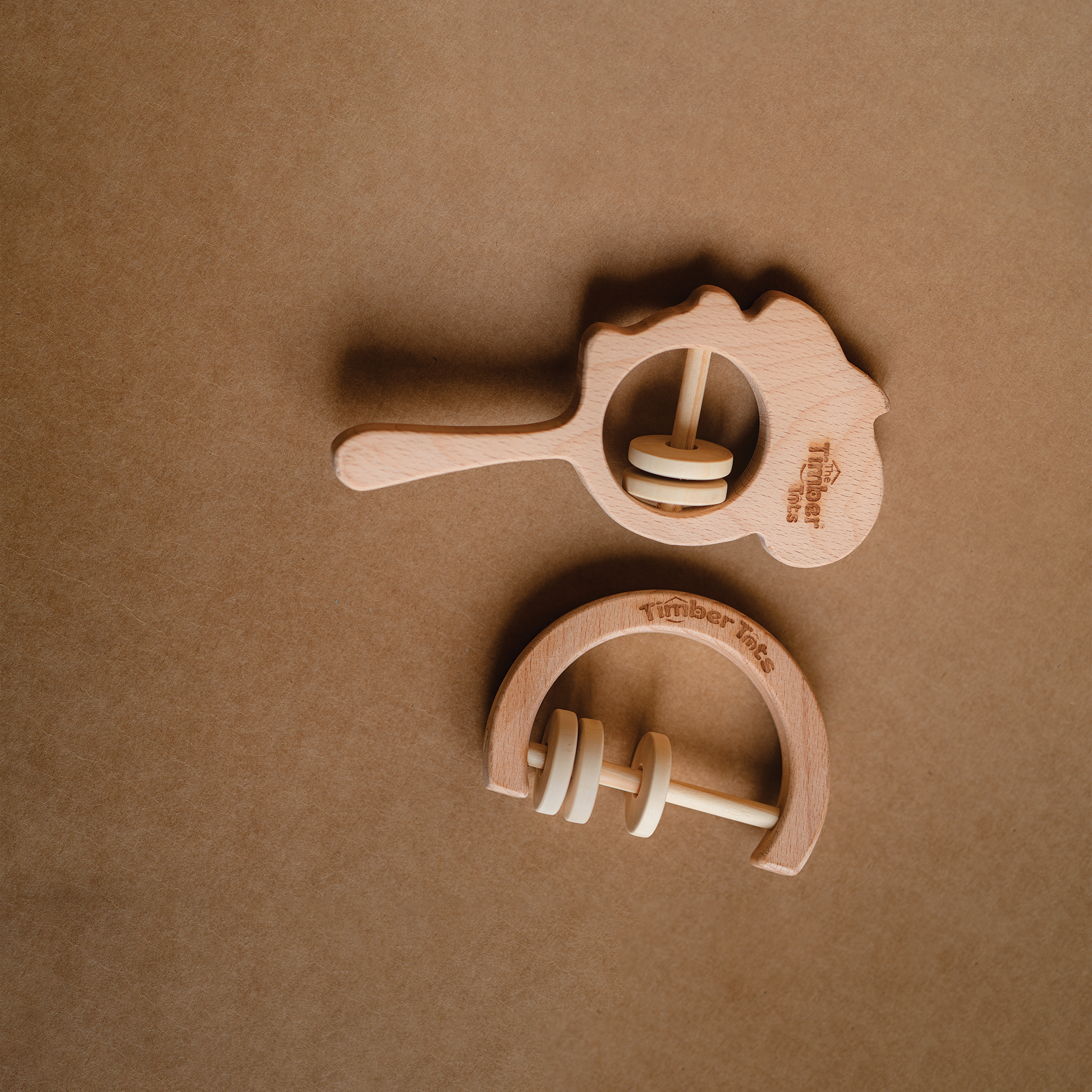 Wooden Rattle - Combo (Set of 3)