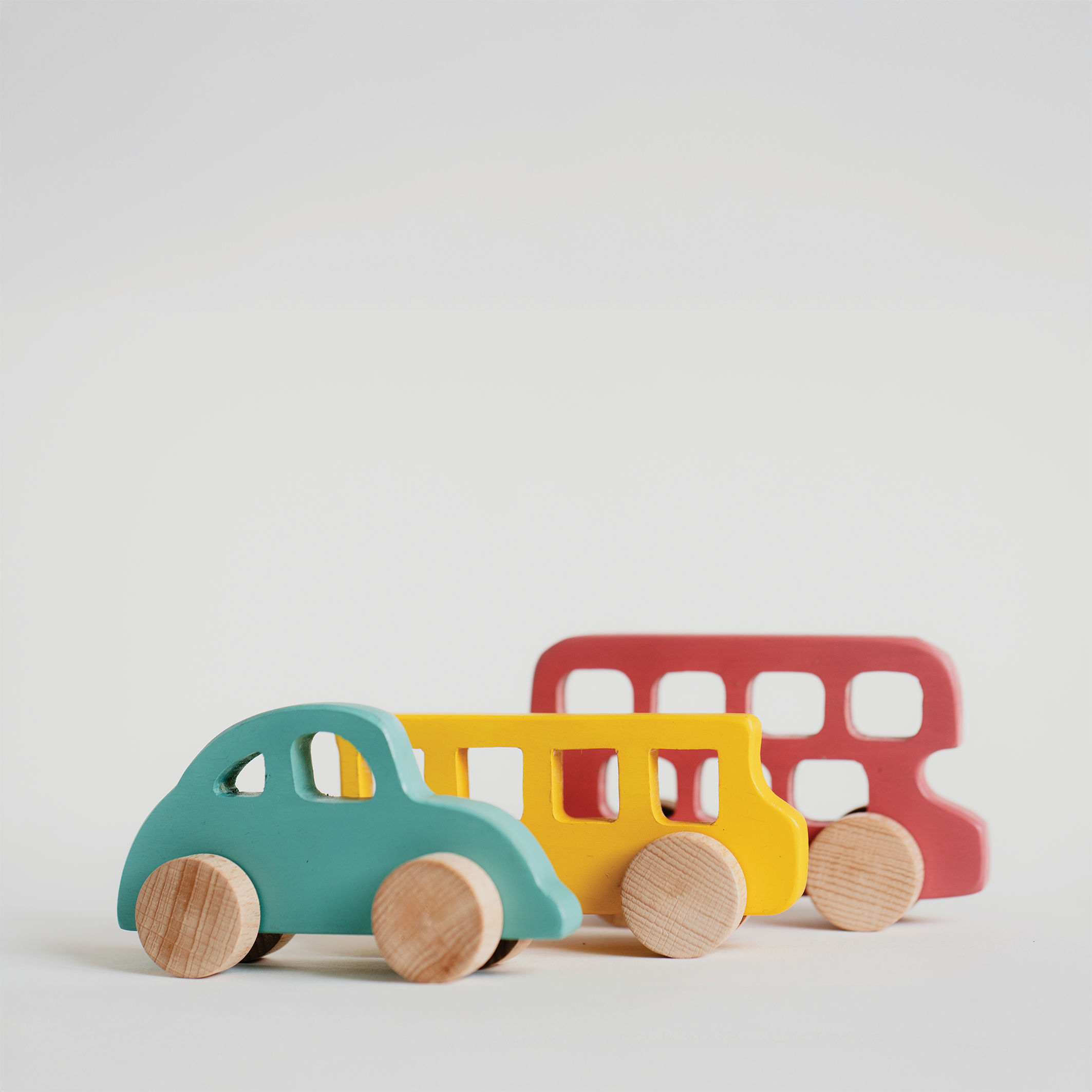 Wooden Road Transports (Set of 3)