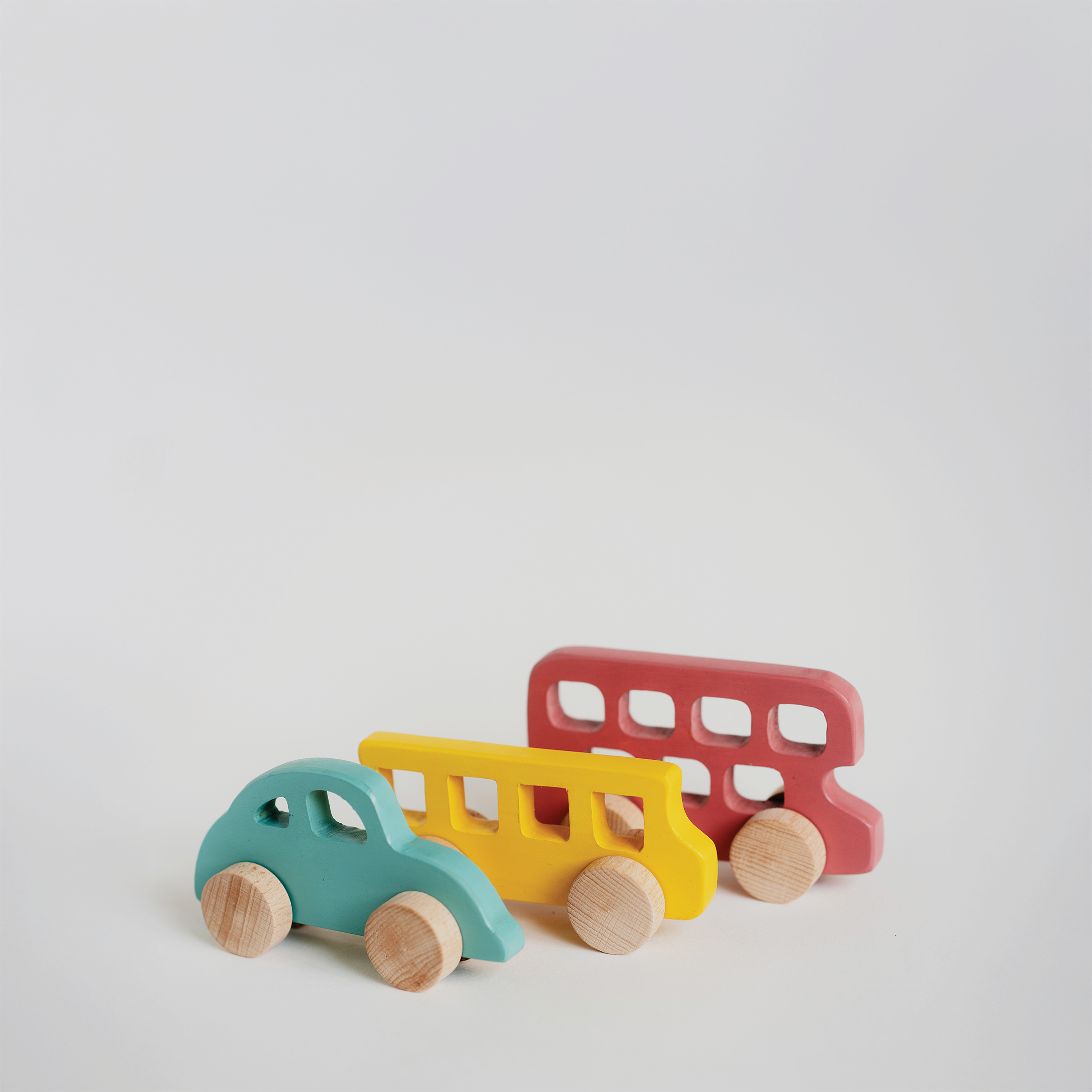 Wooden Road Transports (Set of 3)