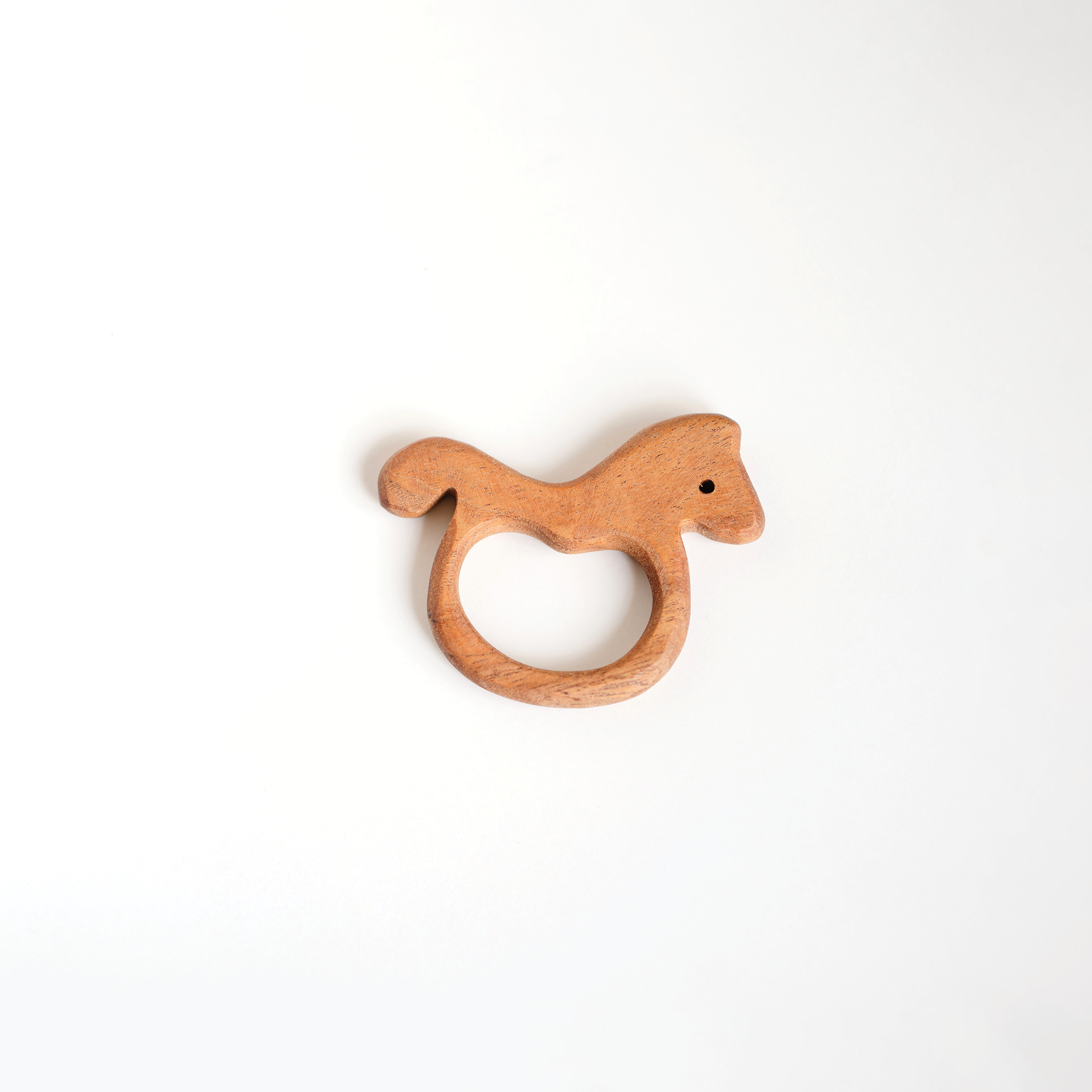 Dino & Seahorse Wooden Teethers-Pack of 2