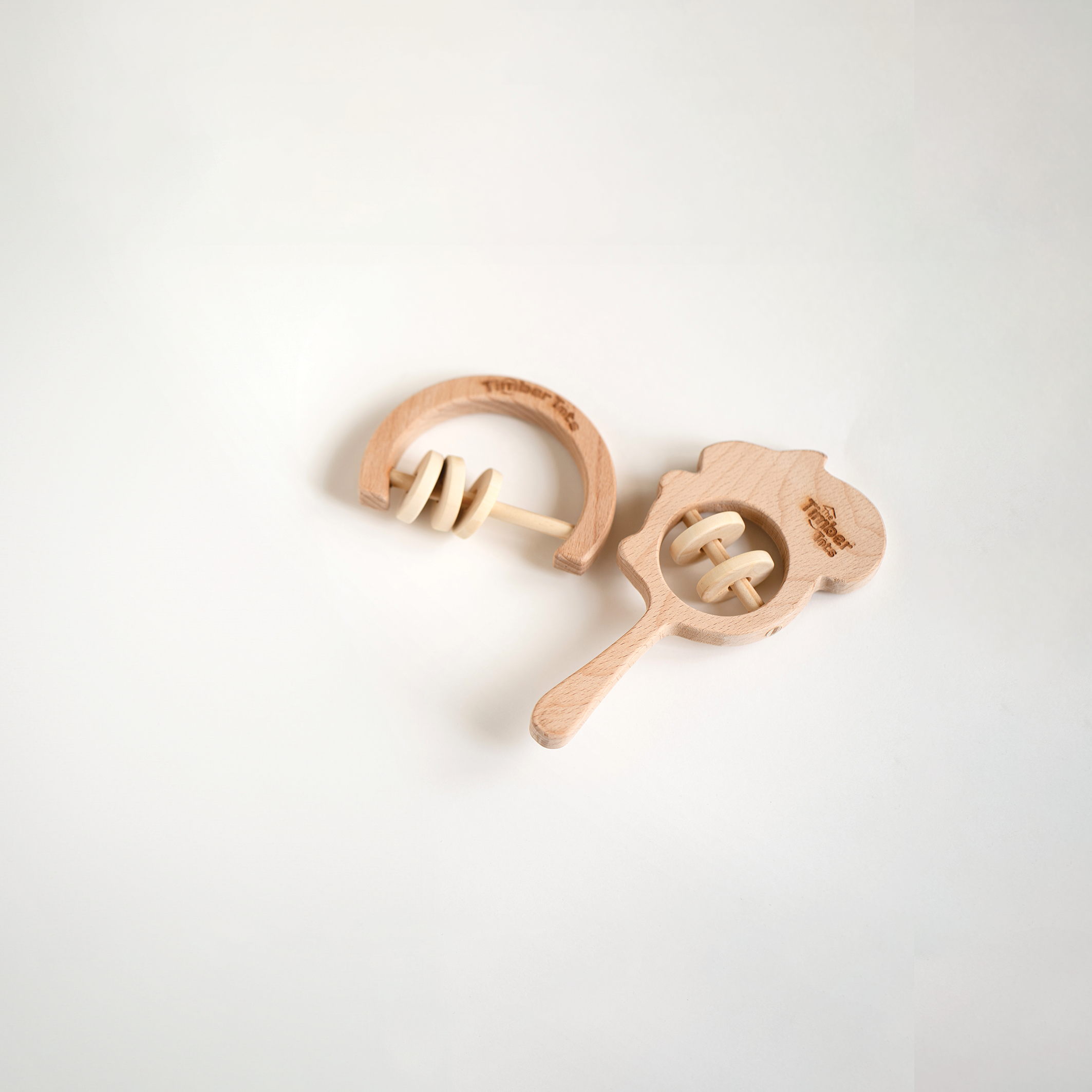 Wooden Rattle - Combo (Set of 3)