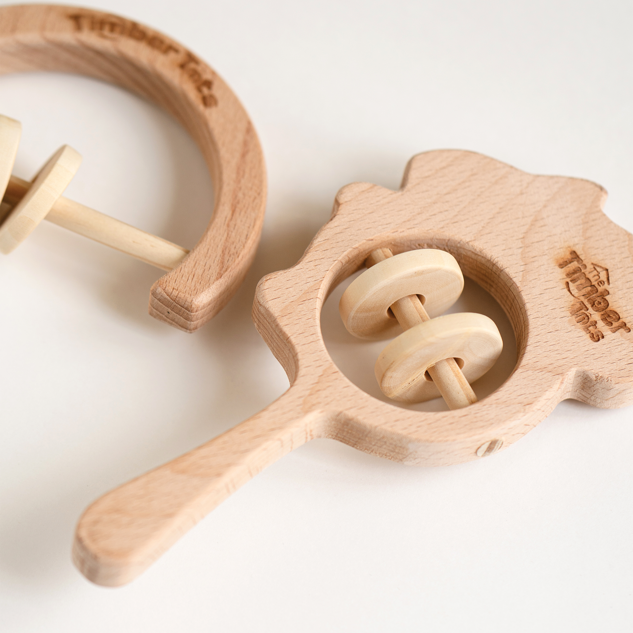 Bunny Wooden Rattle