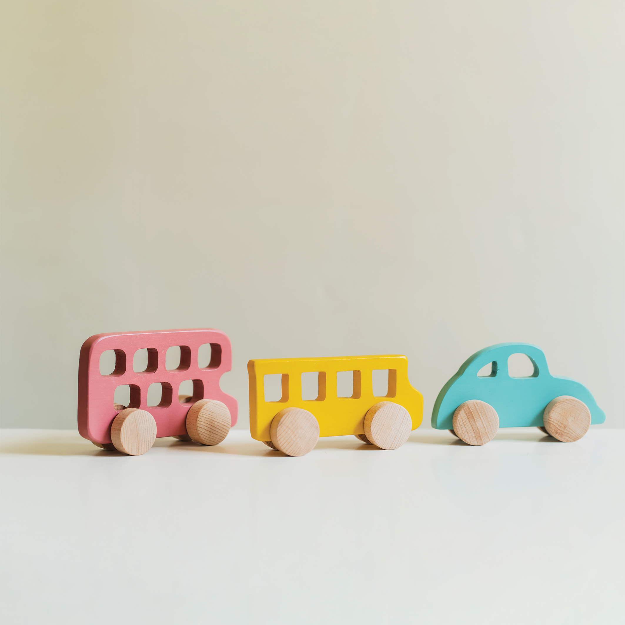 Wooden Road Transports (Set of 3)