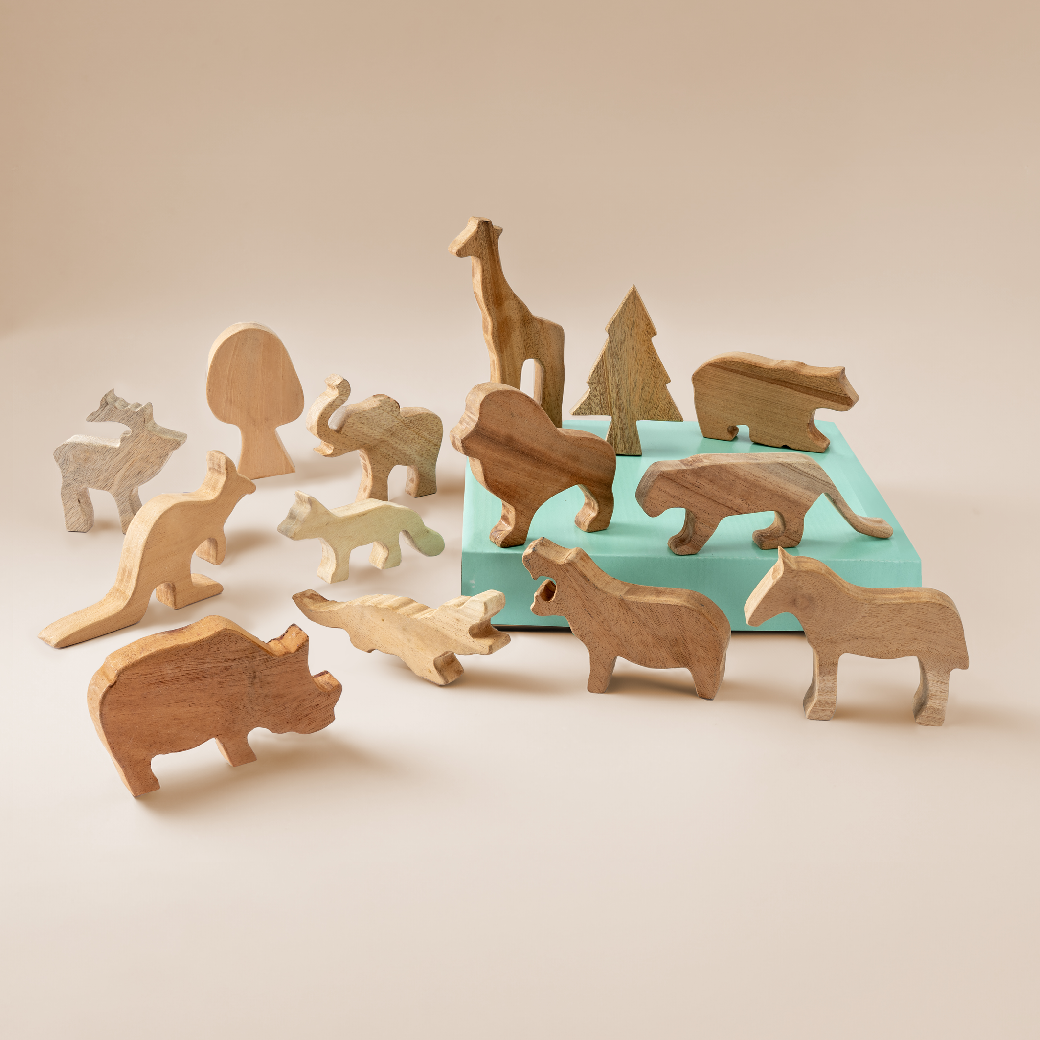 Mini Zoo Paint & Play Kit