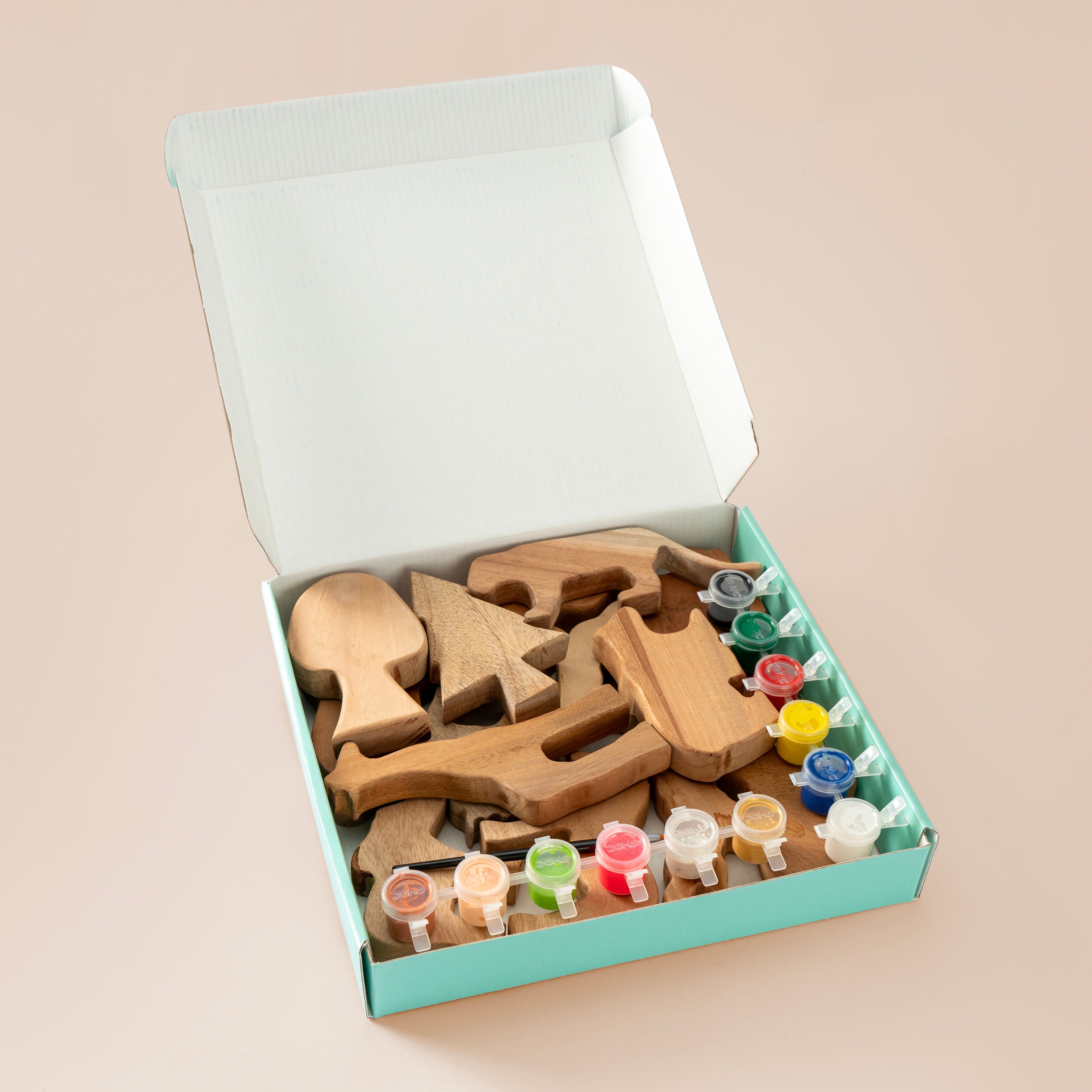 Mini Zoo Paint & Play Kit