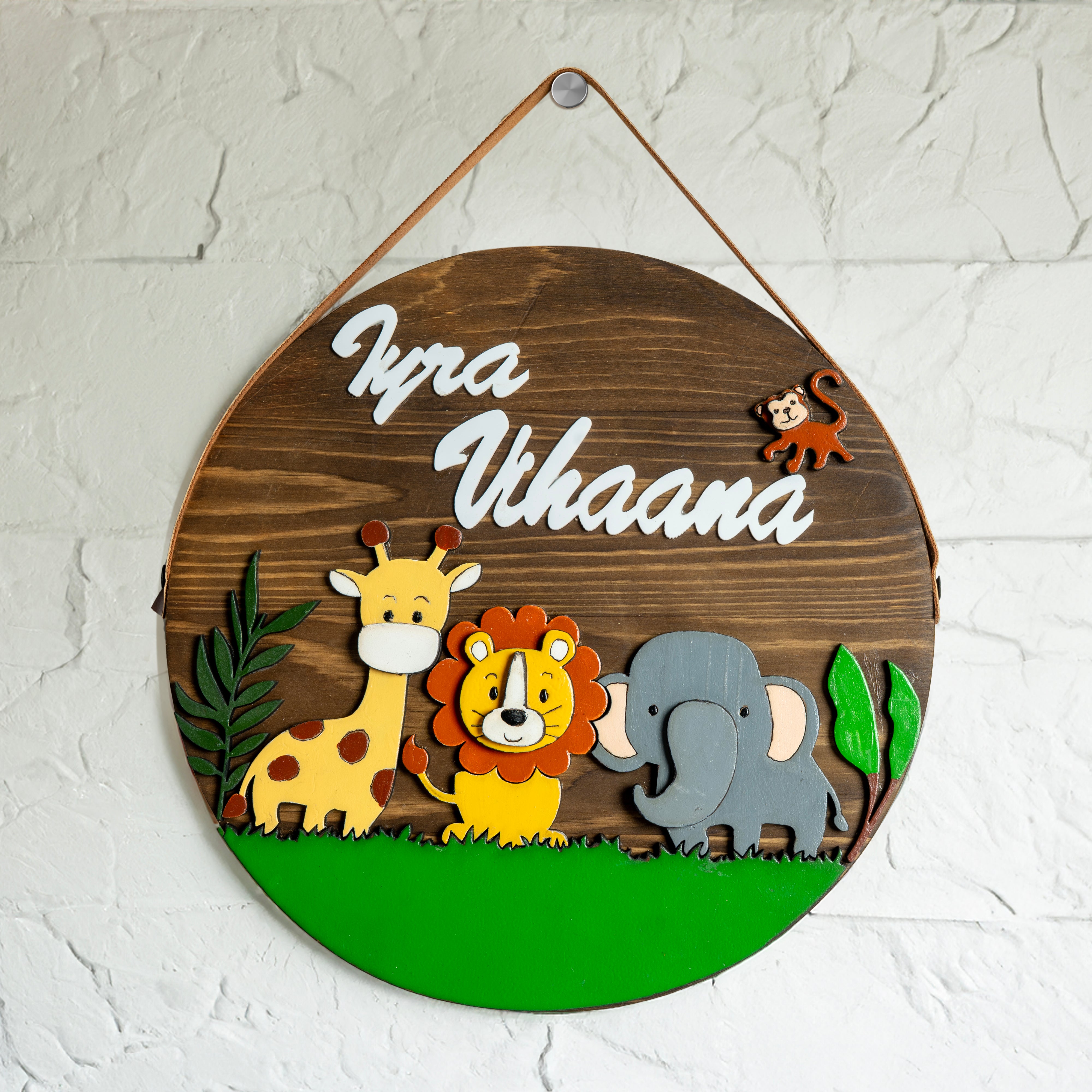 Wooden Baby Name Wall Decor