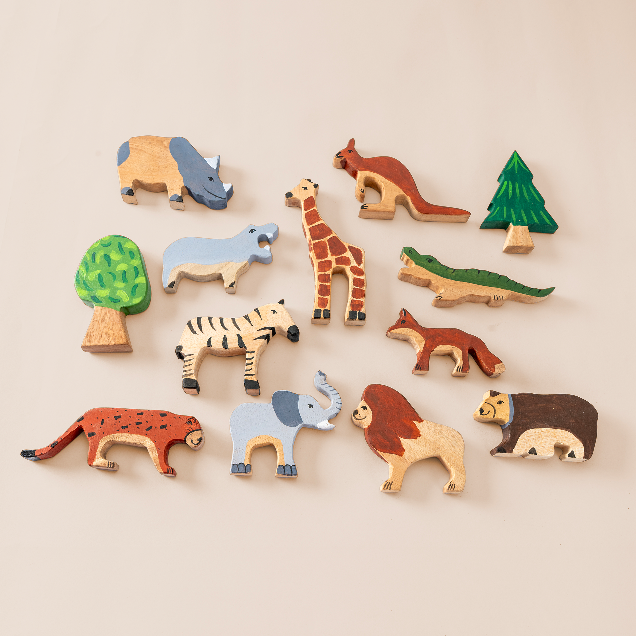 Mini Zoo Paint & Play Kit