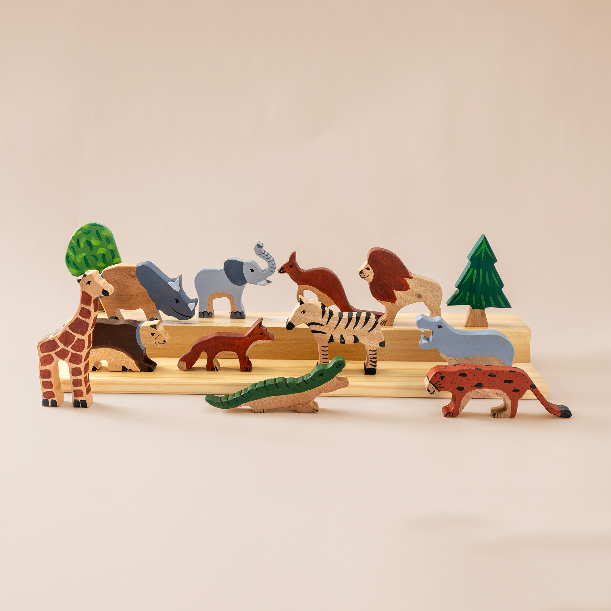 Mini Zoo Paint & Play Kit