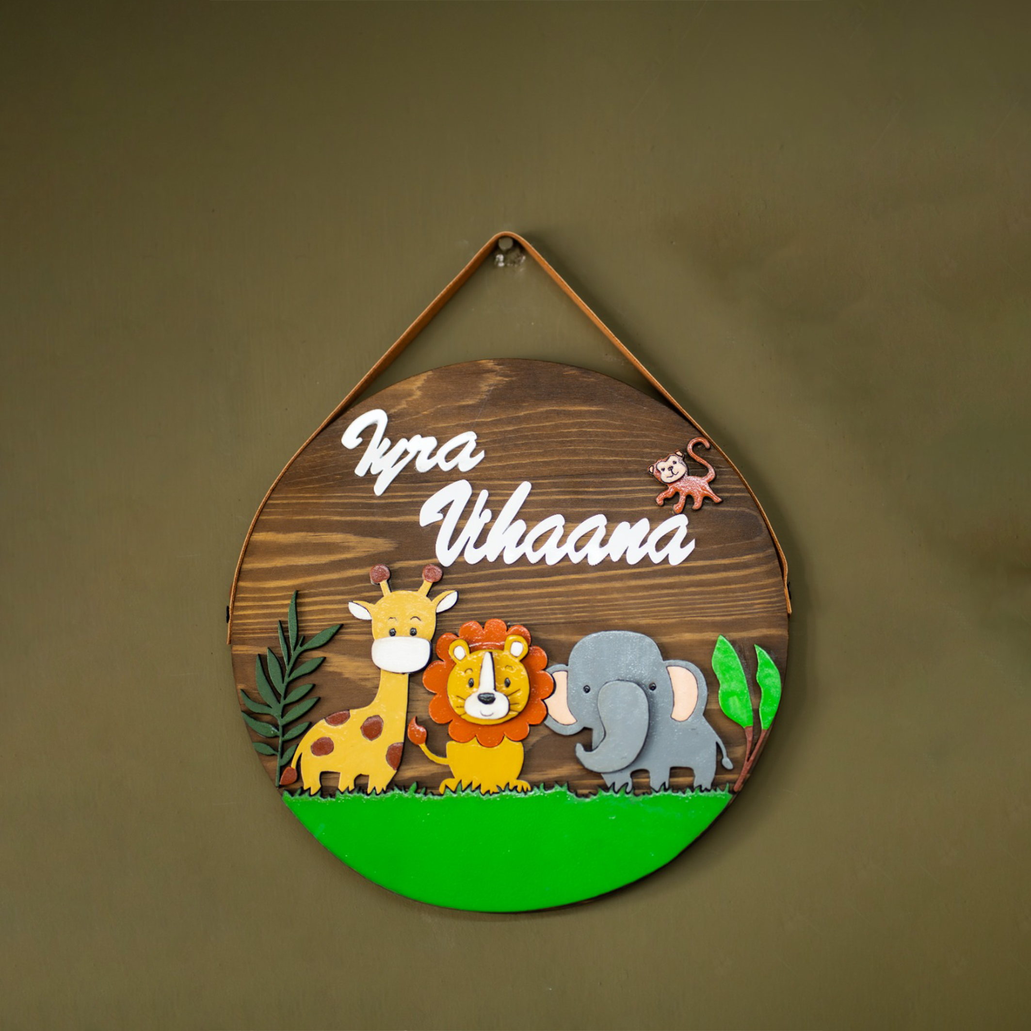 Wooden Baby Name Wall Decor