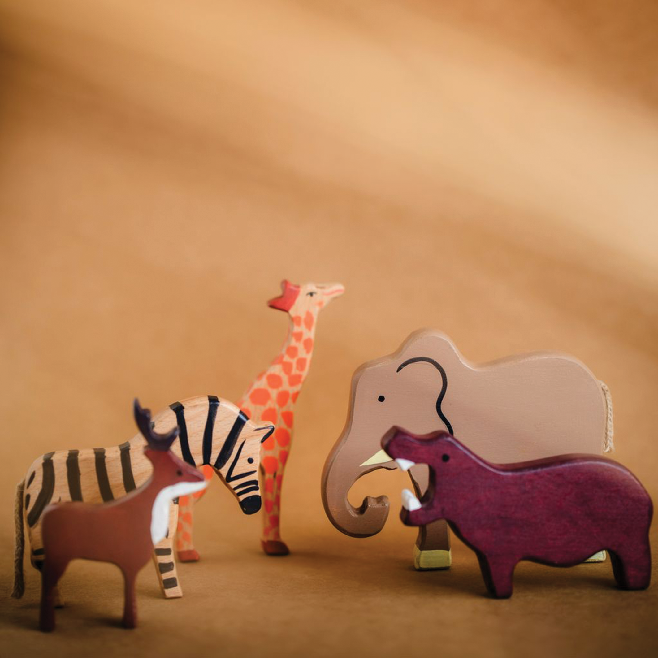 Wooden Animal set (Pack of 10)