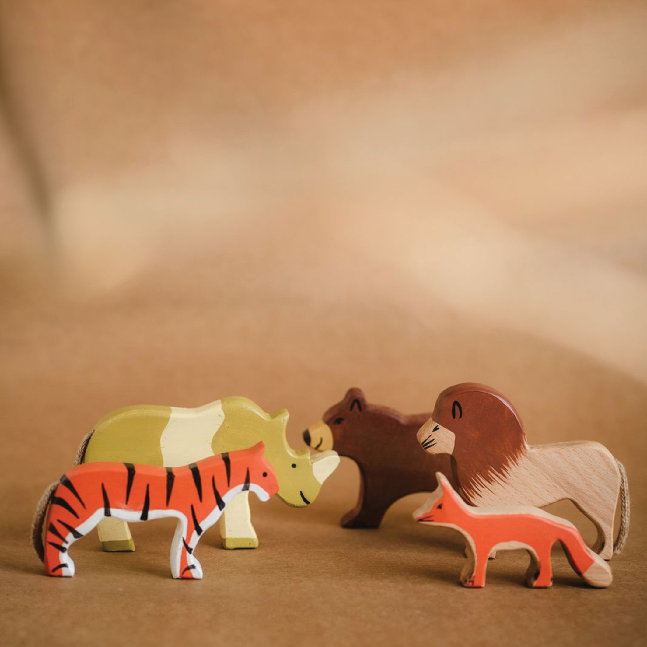 Wooden Animal set (Pack of 10)